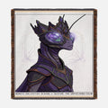 Pacific Heritage Mantis Royal Observer Woven Blanket Tapestry Throw 54" x 60"