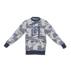Seimei Hikari Unisex Lunar Reflection LE 02 Seigaiha Kanji Shin Truth Relaxed Fit Sweater