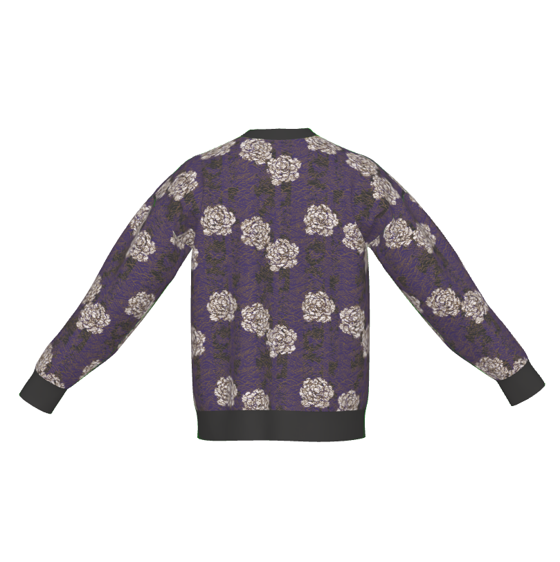 Seimei Hikari Unisex Ceremonial Smoke LE 53 Toyama Kanji Mine Summit Relaxed Fit Sweater
