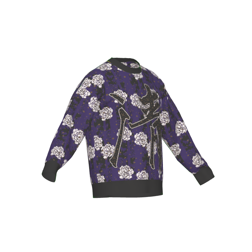 Seimei Hikari Unisex Ceremonial Smoke LE 49 Tsuyu Kanji Kiyoshi Purity Relaxed Fit Sweater