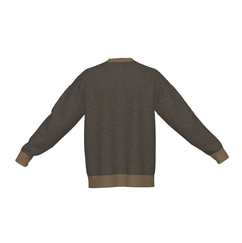 Seimei Hikari Unisex Ceremonial Smoke LE 38 Seigaiha Kanji Rye Flow Relaxed Fit Sweater