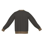 Seimei Hikari Unisex Ceremonial Smoke LE 34 Shippo Kanji En Connection Relaxed Fit Sweater