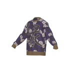 Seimei Hikari Unisex Ceremonial Smoke LE 32 Shippo Kanji En Connection Relaxed Fit Sweater