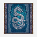 Elemental Crest Water 07 Woven Blanket Tapestry Throw 54" x 60"