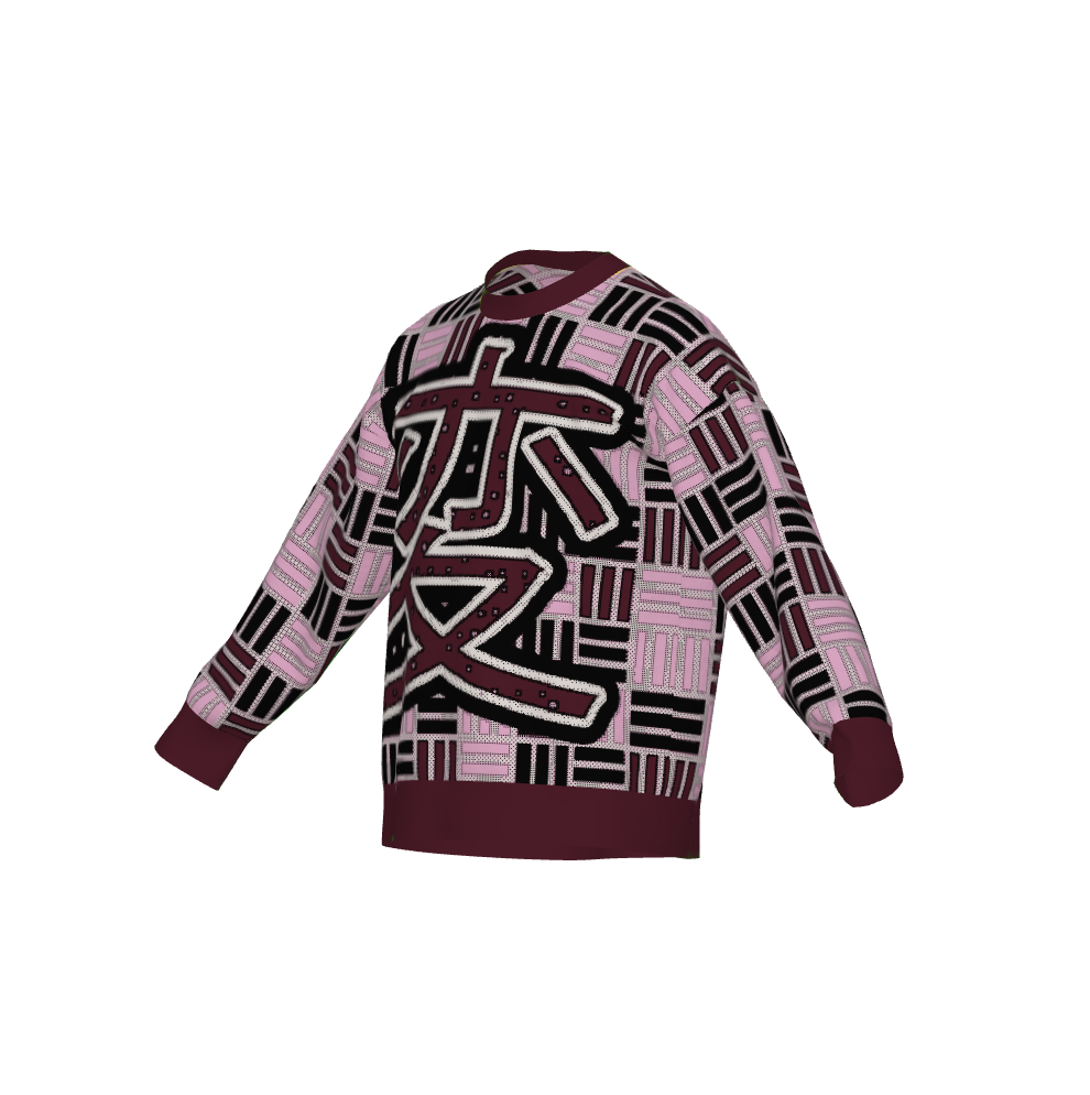 Seimei Hikari Unisex Enso Twilight LE 10 Sangokuzushi Ai Love Relaxed Fit Sweater