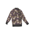 Seimei Hikari Unisex Ceremonial Smoke LE 35 Seigaiha Kanji Rye Flow Relaxed Fit Sweater