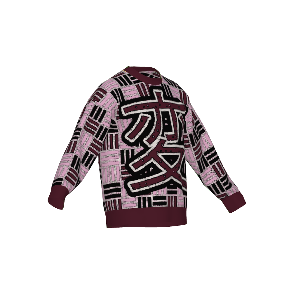 Seimei Hikari Unisex Enso Twilight LE 10 Sangokuzushi Ai Love Relaxed Fit Sweater