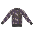 Seimei Hikari Unisex Ceremonial Smoke LE 53 Toyama Kanji Mine Summit Relaxed Fit Sweater