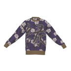 Seimei Hikari Unisex Ceremonial Smoke LE 32 Shippo Kanji En Connection Relaxed Fit Sweater