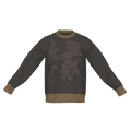 Seimei Hikari Unisex Ceremonial Smoke LE 34 Shippo Kanji En Connection Relaxed Fit Sweater