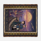 Pacific Heritage Helios Sunset Woven Blanket Tapestry Throw 54" x 60"