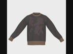 Seimei Hikari Unisex Ceremonial Smoke LE 34 Shippo Kanji En Connection Relaxed Fit Sweater