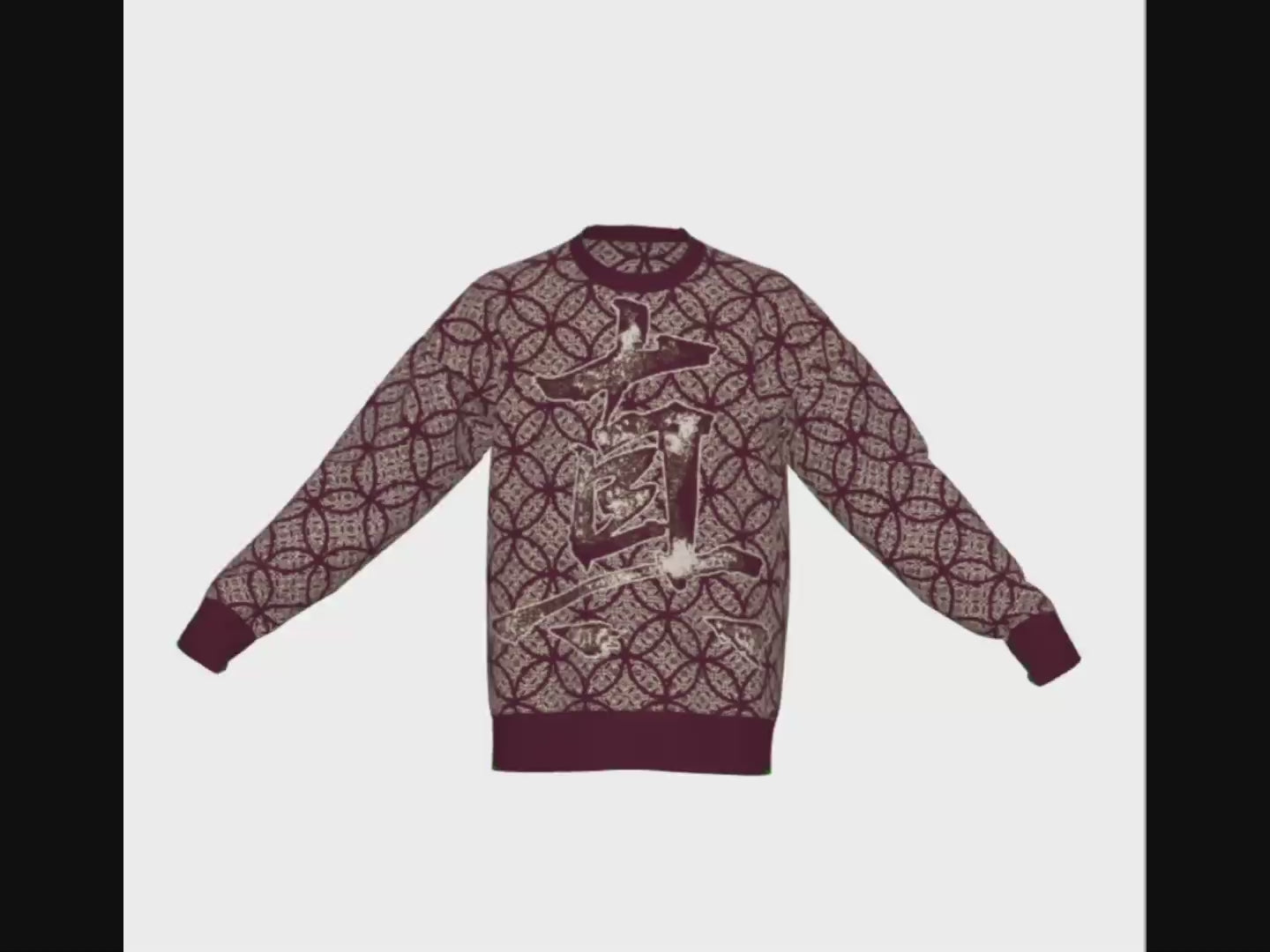 Seimei Hikari Unisex Winter Solstice LE 01 Shippo Kanji Shin Truth Relaxed Fit Sweater
